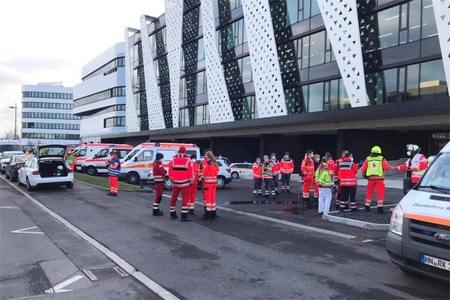 Germania - Trei răniţi în urma unei explozii la o clădire de birouri a lanţului de supermarketuri Lidl