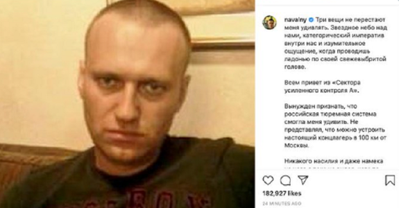 Aleksei Navalnîi denunţă faptul că este încarcerat într-un ”lagăr de concentrare”, în Colonia Penitenciară numărul 2, la periferia oraşului Pokrov