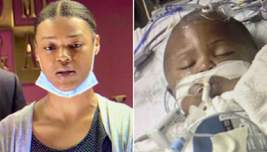Mama unui băiat afroamerican în vârstă de un an, Legend Smalls, grav rănit la cap de Poliţia din Houston, vrea să depună plângere împotriva forţelorde ordine