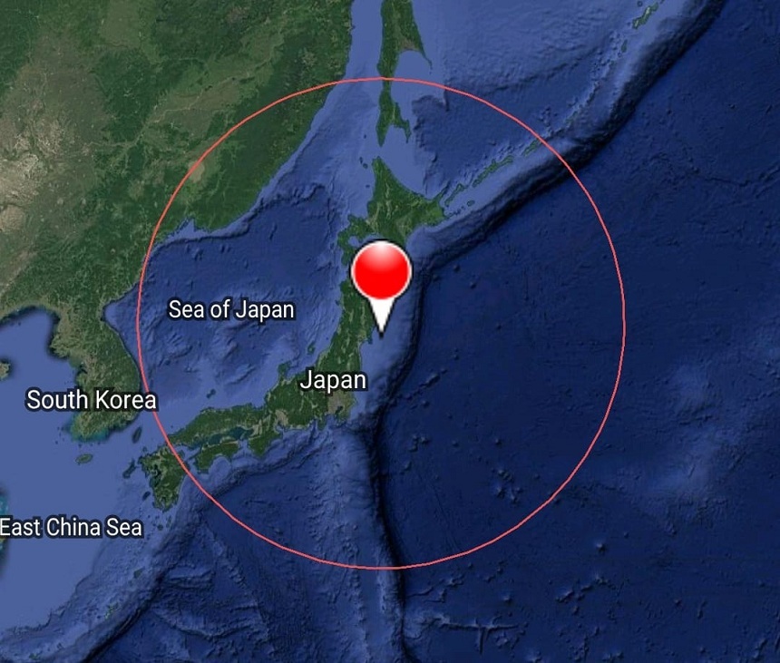 Cutremur cu magnitudine de 7,2 în nord-estul Japoniei. Autorităţile au emis alertă de tsunami