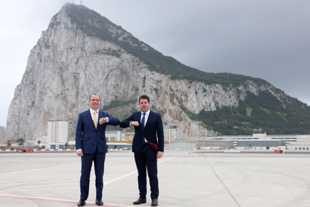 Londra consideră că poate încheia cu UE un tratat post-Brexit în Gibraltar; acordul-cadru încheiat înainte de ieşirea regatului din Uniune prevede aplicarea regulilor Schengen în Gibraltar