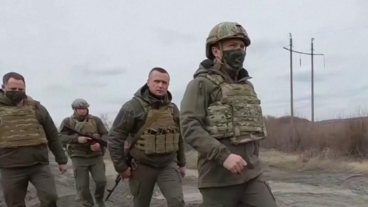 Ucraina afirmă că ar putea fi provocată de ”agresiunea” rusă în zona de conflict din estul ţării