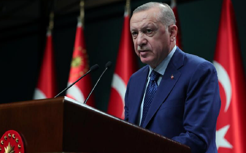 Erdogan evocă fascismul şi denunţă ”impertinenţa şi lipsa de respect” a lui Draghi, după ce acesta l-a catalogat drept un ”dictator”