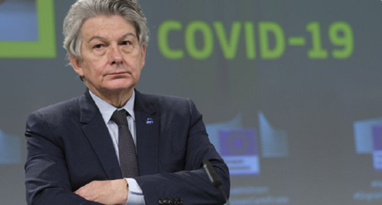 Comisarul Breton: Cel puţin 12 ţări din UE au încredere că pot vaccina 70% din populaţie împotriva Covid-19 până la jumătatea lui iulie