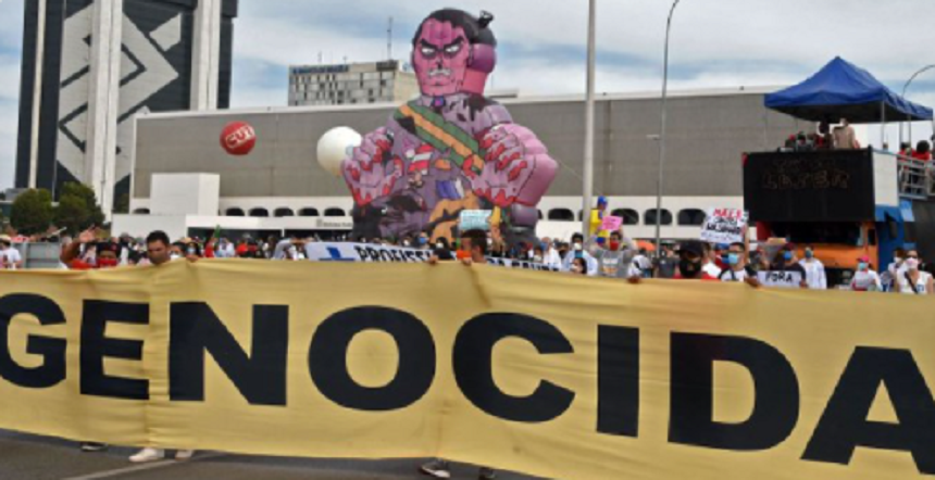 Zeci de mii de oameni manifestează în oraşe braziliene împotriva lui Bolsonaro şi gestionării sale a pandemiei covid-19; ”Bolsonaro, afară!” şi "Bolsonaro genocid!” strigă manifestanţii la Rio