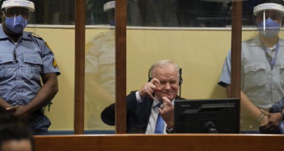 Justiţia internaţională confirmă în apel condamnarea la închisoare pe viaţă a lui Ratko Mladici