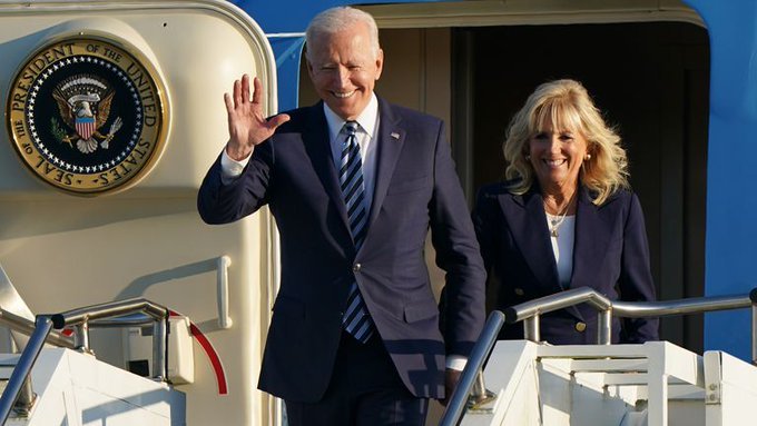 Joe Biden a ajuns în Marea Britanie. Este prima vizită a sa în străinătate în calitate de preşedinte al SUA