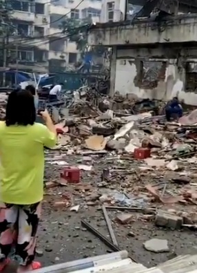 Explozia unei conducte de gaz într-un complex rezidenţial în China: cel puţin 12 morţi