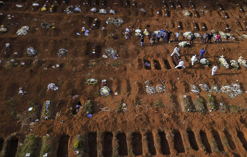 Brazilia - Numărul total al deceselor asociate Covid-19 a depăşit pragul de jumătate de milion