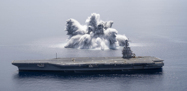 Marina americană provoacă un cutremur de magnitudinea 3,9 în largul Floridei, în timpul unor teste de rezistenţă ale portavionului USS Gerald R. Ford