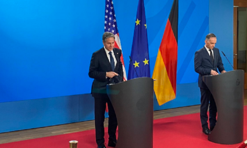 SUA şi Germania fac ”front comun” împotriva oricărei provocări a Rusiei în Ucraina, dă asigurări Blinken la Berlin