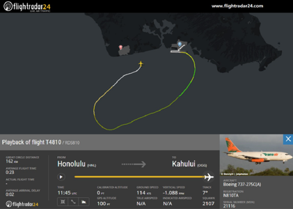 Un avion cargo Boeing 737 aterizează pe mare, în largul Hawaii, din cauza unei probleme la motor; piloţii, salvaţi de Paza de Coastă americană