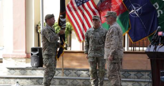 Comandantul trupelor americane şi NATO în Afganistan, generalul Austin Scott Miller, îi predă comanda comandantului CENTCOM, generalul Kenneth McKenzie