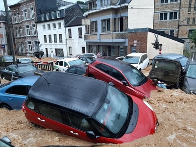 Belgia - Noi pagube după furtuni violente - VIDEO