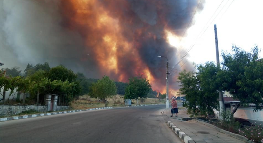 Doi morţi în incendii de pădure în Bulgaria, unde sinistrele se multiplică