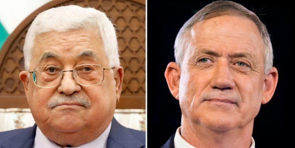 Întâlnire rară la Ramallah între ministrul israelian al Apărării Benny Gantz şi preşedintele palestinian Mahmoud Abbas, după ce Naftali Bennett se întâlneşte cu Joe Biden