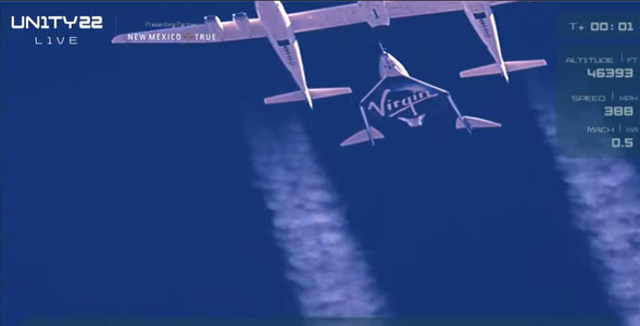 Virgin Galactic a semnalat o amânare a primei sale misiuni comerciale împreună cu Forţele Aeriene Italiene, până în octombrie