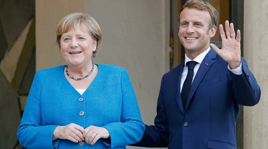 Merkel, primită la ultima cină de lucru la Elysée, la sfârşitul cuplului Macron-Merkel