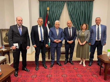 Întâlnire la Ramallah între Mahmoud Abbas şi o delegaţie israeliană de rang înalt