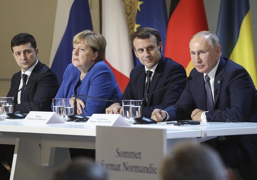 Franţa, Germania, Ucraina şi Rusia au convenit să aibă o întâlnire la nivel ministerial pe tema încheierii conflictului ucrainean