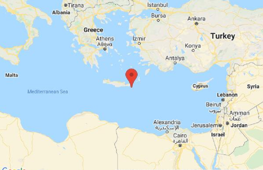 Cutremur de magnitudinea 6,3 în largul Insulei Creta, în sudul Greciei