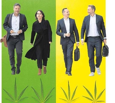 O eventuală ”coaliţie a canabisului”, un ”joint-venture” SPD-Verzi-FDP, îngrijorează poliţia germană