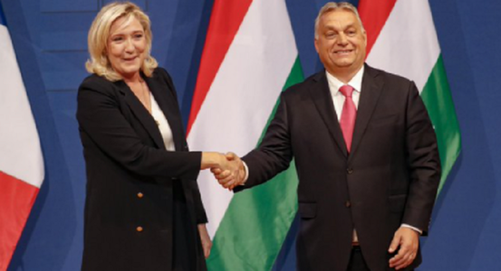 Marine Le Pen denunţă la Budapesta ”brutalitatea ideologică” a UE împotriva lui Viktor Orban