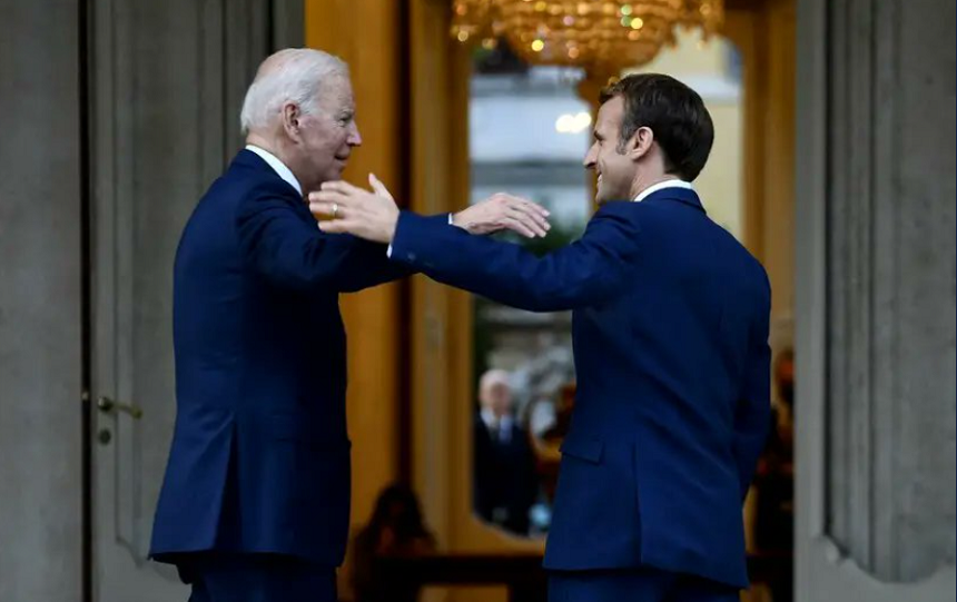 Biden îşi face mea culpa după criza submarinelor, la Villa Bonaparte, Macron îndeamnă ”să privim în viitor”