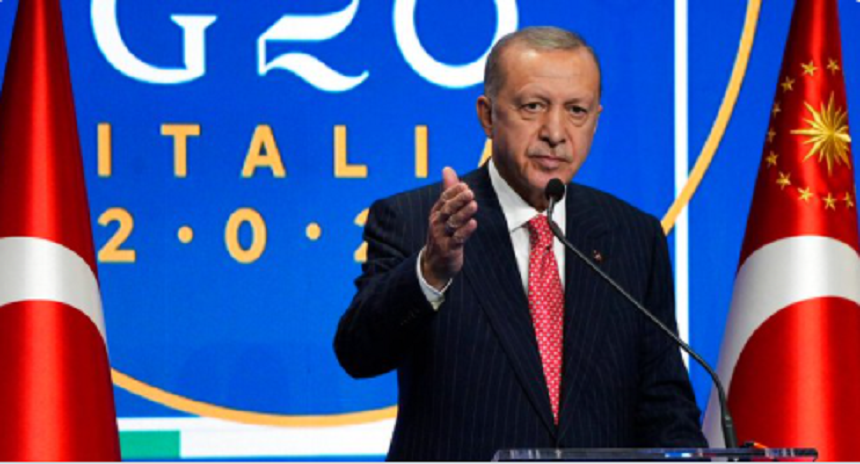 Erdogan, aşteptat la COP26, se întoarce în Turcia
