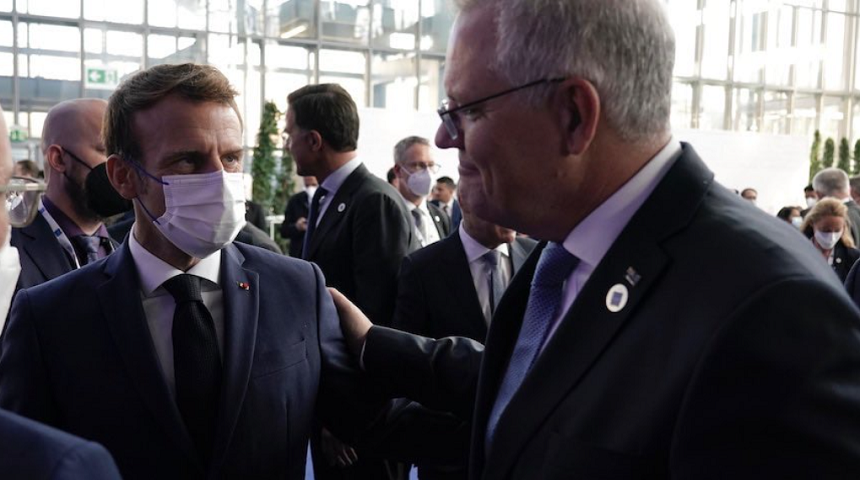 Macron îl acuză pe Morrison de faptul că l-a minţit cu privire la contractul submarinelor australiene