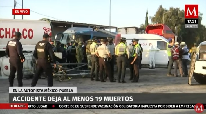 Accident rutier în Mexic cu cel puţin 19 morţi - VIDEO