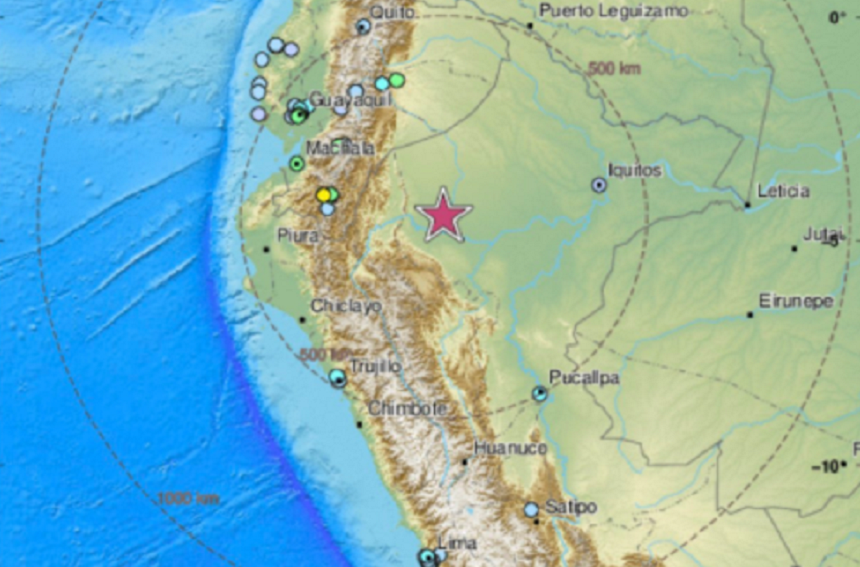 Cutremur de magnitudinea 7,5 în jungla din nordul Peru, resimţit în jumătate de ţară şi în Ecuador
