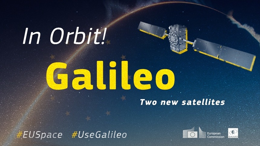 Comisia Europeană anunţă lansarea pe orbită a doi sateliţi Galileo care au primit numele unor copii câştigători ai unui concurs de desen