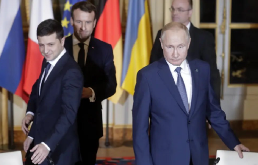 Macron urmează să discute ”în zilele următoare” cu Zelenski şi Putin în vederea unei dezescaladări în zona frontierei ucraineano-ruse