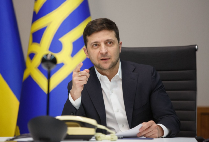 Volodimir Zelenski îşi exprimă frustrarea, într-o întâlnire cu corpul diplomatic ucrainean, faţă de neaderarea Ucrainei la UE şi NATO 