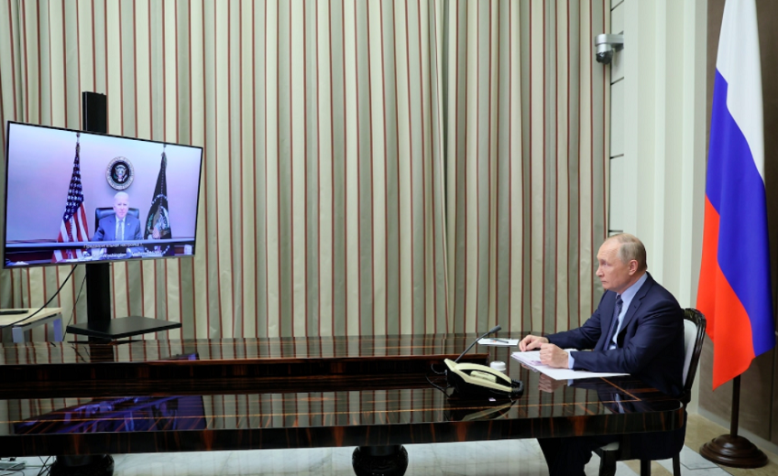Putin se declară ”convins” că este posibil un ”dialog eficient” cu SUA, într-o telegramă cu urări de sfârşit de an pe care i-o trimite lui Biden înainte să discute la telefon