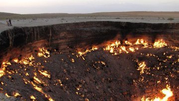 Preşedintele Turkmenistanului vrea să închidă "Poarta iadului", un crater imens care arde de zeci de ani