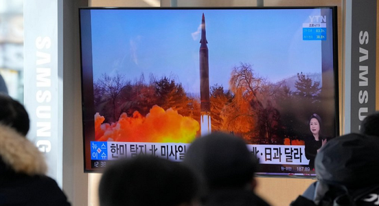 Coreea de Nord trage un ”proiectil neidentificat”, al treilea în mai puţin de zece zile