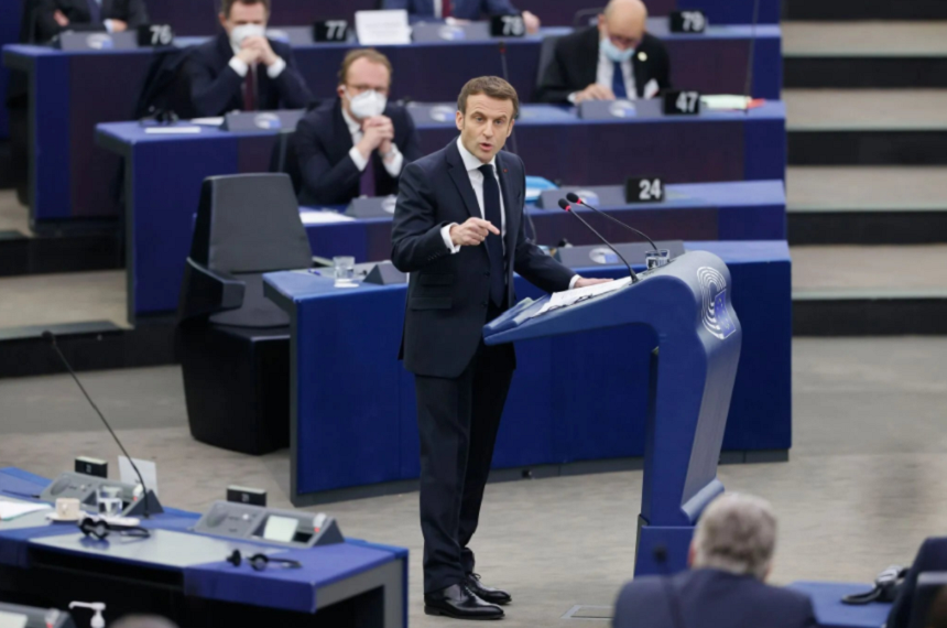 Macron speră, într-un discurs în Parlamentul European, la o ”nouă ordine a securtăţii” în Europa, în faţa Rusiei; principalele puncte ale discursului cu privire la avort, statul de drept, pandemie, Brexit, înarmare