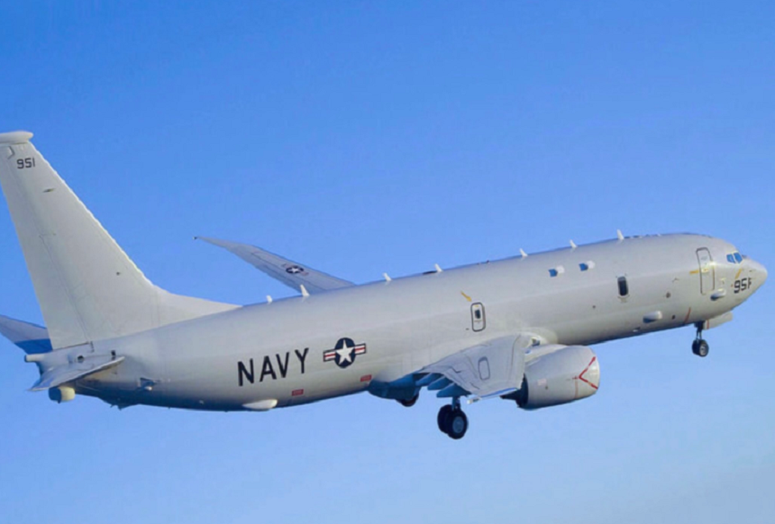 Trei avioane americane de spionaj de tip P-8A ale US Navy, interceptate ”neprofesionist” de către Rusia la Mediterana
