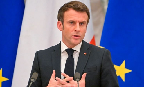 Independenţa regiunilor separatiste din Ucraina - Emmanuel Macron condamnă şi cere "sancţiuni europene ţintite"