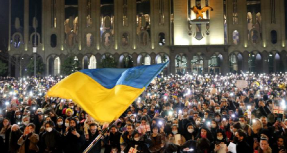 Manifestaţii de solidaritate cu Ucraina şi împotriva invaziei ruse se multiplică în întreaga lume