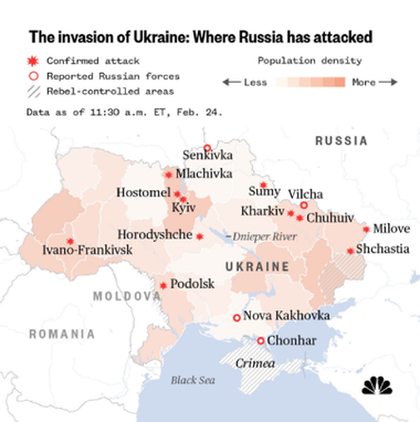 Peste 50% dintre forţele comasate de Putin la frontiera Ucrainei au intrat în ţară, estimează SUA