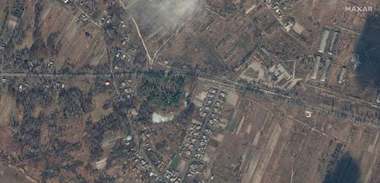 Un convoi rusesc se îndreaptă spre Kiev, conform unor imagini din satelit - FOTO - 