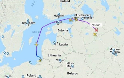 Companiile aeriene ruseşti parcurg rute lungi pentru a evita spaţiul aerian al UE
