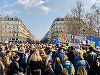 Manifestaţii de susţinere a Ucrainei la Paris, Londra, Zurich şi Roma - VIDEO