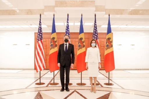 Preşedintele R. Moldova Maia Sandu, după întrevederea cu secretarul de stat al SUA, Antony Blinken: Avem nevoie de ajutorul comunităţii internaţionale pentru a face faţă fluxului de refugiaţi