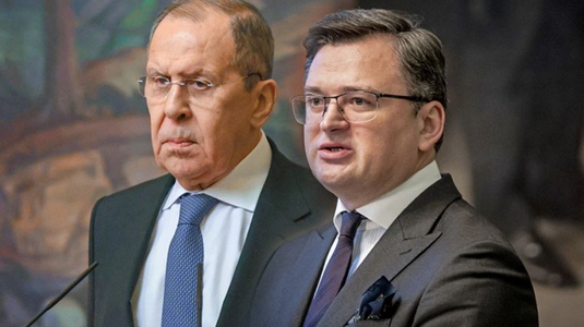 Moscova confirmă o întâlnire în Turcia, la sfârşitul săptămânii, între miniştrii de Externe rus, Serghei Lavrov, şi ucrainean, Dmitro Kuleba