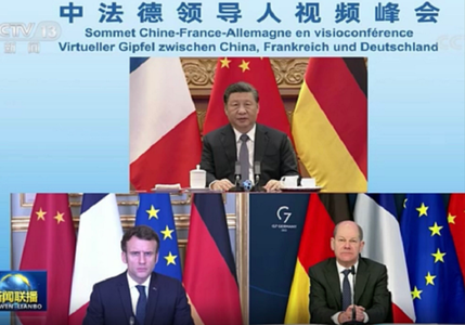 UPDATE-Xi Jinping îndeamnă, într-o convorbire la telefon cu Macron şi Scholz, la ”cea mai mare reţinere” în Ucraina şi critică sanţciunile impuse Rusiei