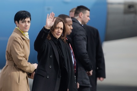 Vicepreşedintele SUA Kamala Harris şi-a încheiat vizita la Bucureşti